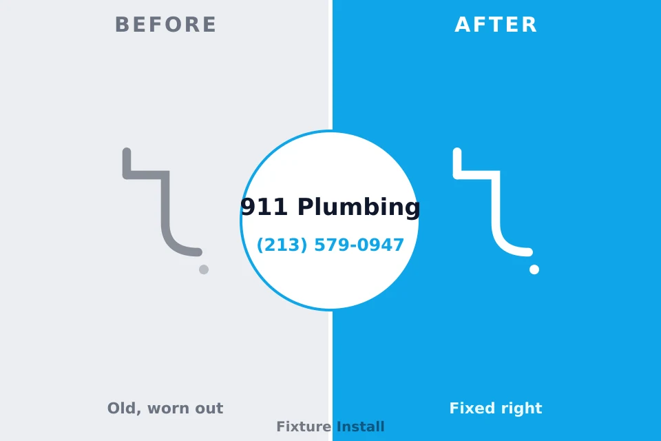 Before and after: plumbing repair Mont Alto, PA